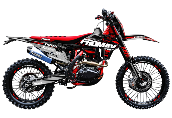 Кроссовый мотоцикл PROMAX RX2 YB300H (LX176FMN) (4 valves, 6 gears) Красный pitbikemarket.ru