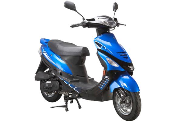 Скутер Racer RC50QT-3 Meteor (синий) (Россия) pitbikemarket.ru