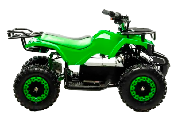 Квадроцикл Motoland ATV E009 1000Вт (2021 г.) зеленый pitbikemarket.ru