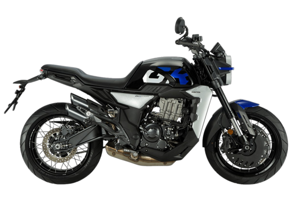 Мотоцикл ZONTES ZT350-GK (4T ZT184MP EFI) 17/17 (2023 г.) черный/синий pitbikemarket.ru