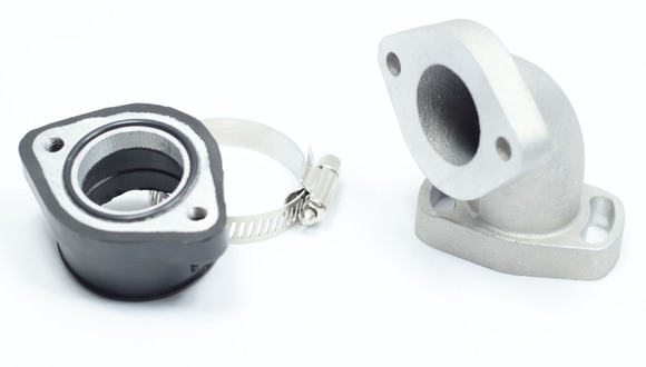 Патрубок карбюратора #4 28мм металл поворотный 110-160см3 pitbikemarket.ru