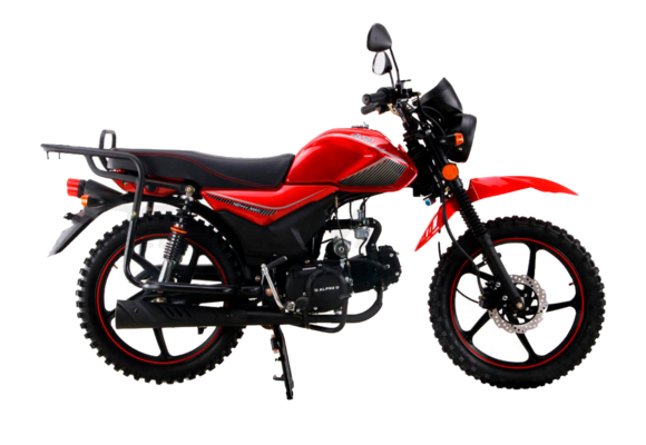Мопед ROCKOT ALPHA OFFROAD M-12 (красный глянцевый) pitbikemarket.ru