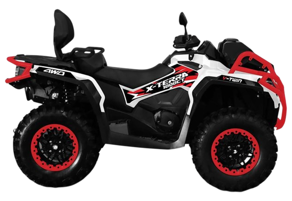 Квадроцикл BRC X-TERRA CT ATV 1000 Белый/красный (ПСМ) pitbikemarket.ru