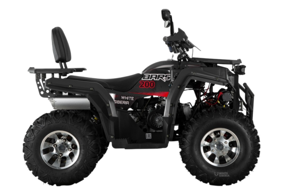 Квадроцикл White Siberia Bars 200CC Pro (Черный) pitbikemarket.ru