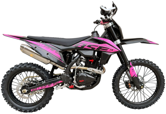 Кроссовый мотоцикл BSE T4 Pink (ZS172FMM-5) pitbikemarket.ru
